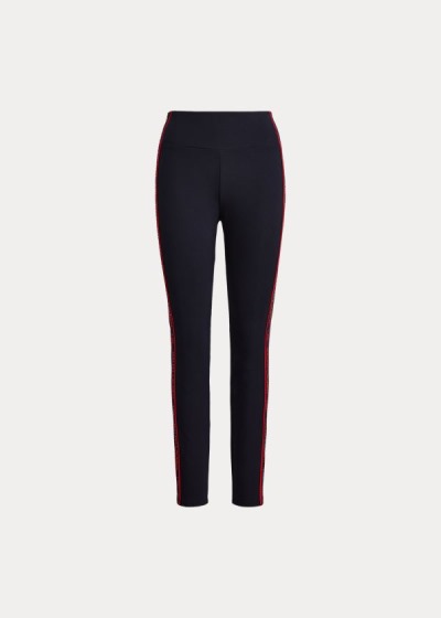 Women's Ralph Lauren Logo Cotton-Blend Pants | 832407IUZ